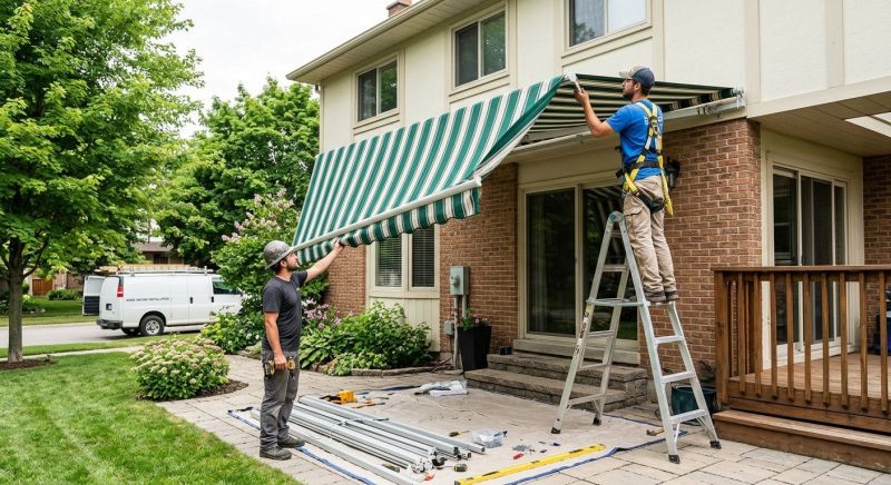 Deck Awning Installation in Napa, CA