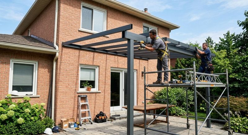 Metal Awning Installation in Napa, CA
