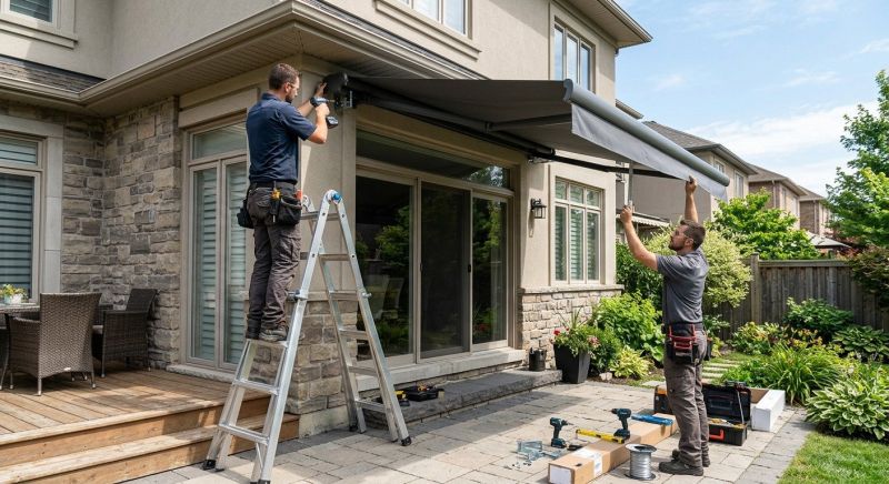 Retractable Awning Installation in Marin County, CA