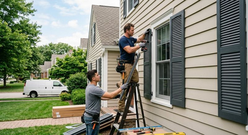 Wood Shutters Installation in Kansas City, KS