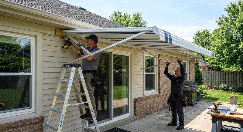 Aluminum Awning Installation in Napa, CA
