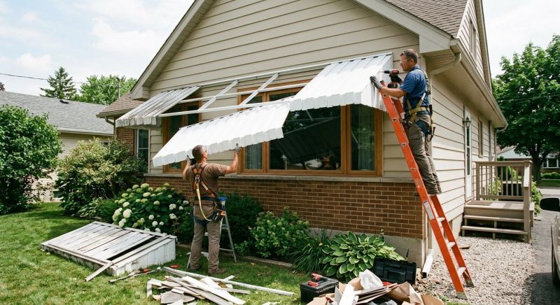 Aluminum Awning Replacement in Marin County, CA