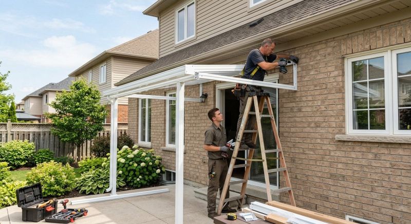 Aluminum Awning Replacement in Sonoma County, CA
