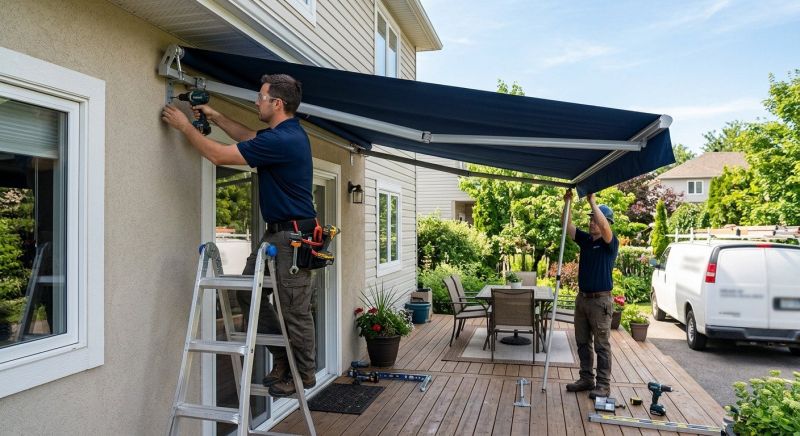 Custom Awning Installation in Napa, CA