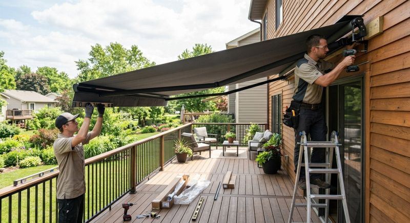 Deck Awning Installation in Napa, CA
