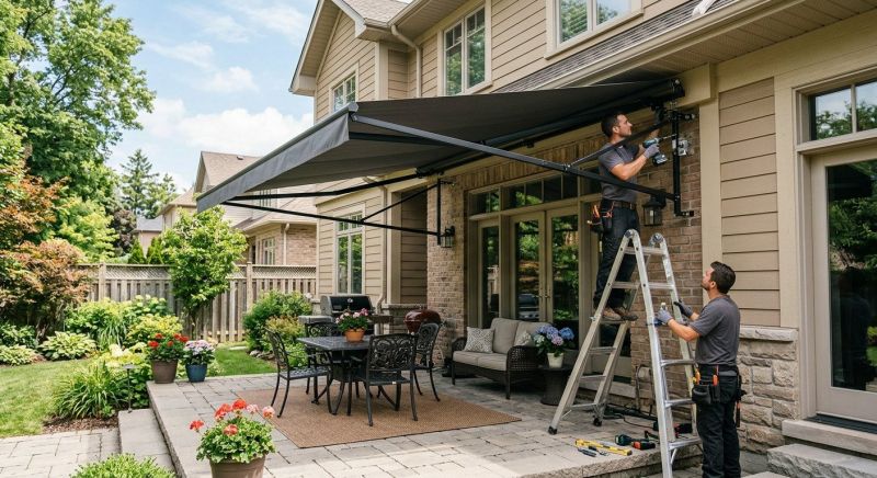 Deck Awning Installation in Napa, CA