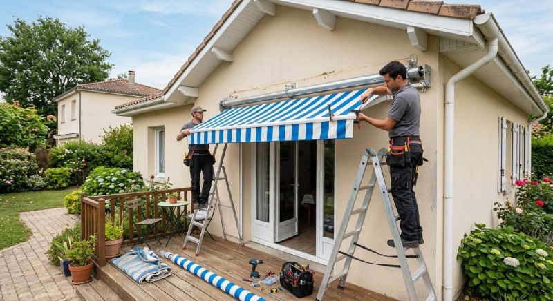 Deck Awning Replacement in Sonoma County, CA