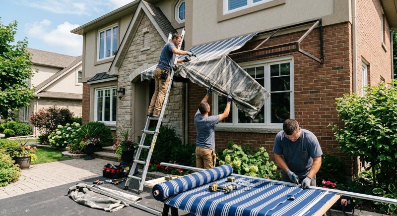 Deck Awning Replacement in Sonoma County, CA