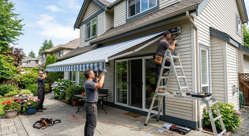 Entrance Awning Installation in Napa, CA