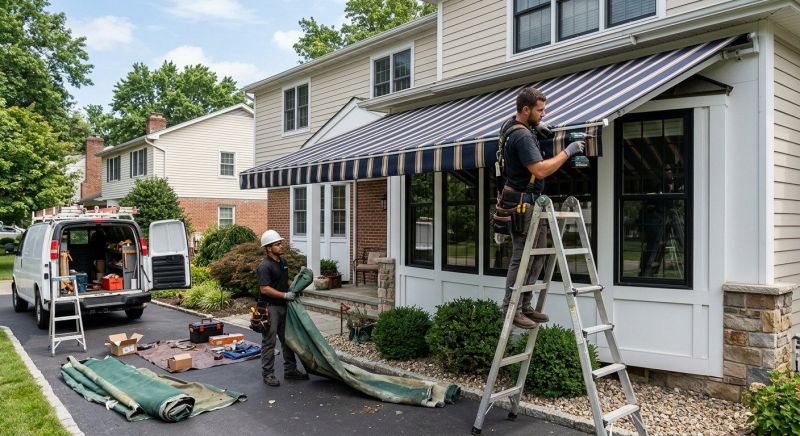 Fabric Awning Replacement in Napa, CA