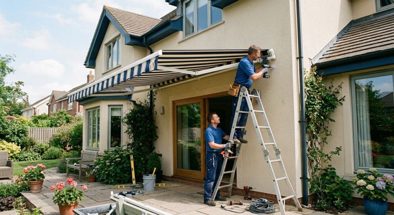 House Awning Installation in Marin County, CA