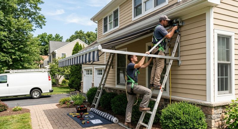 House Awning Installation in Santa Rosa, CA