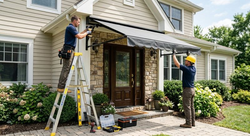 House Awning Installation in Sonoma County, CA
