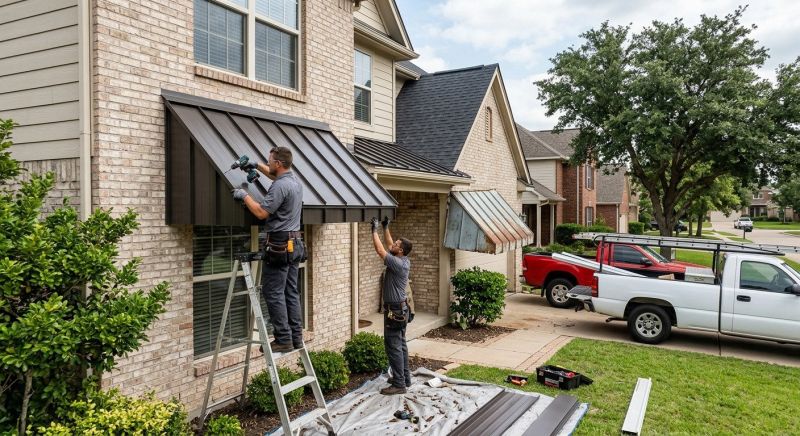 Metal Awning Installation in Napa, CA