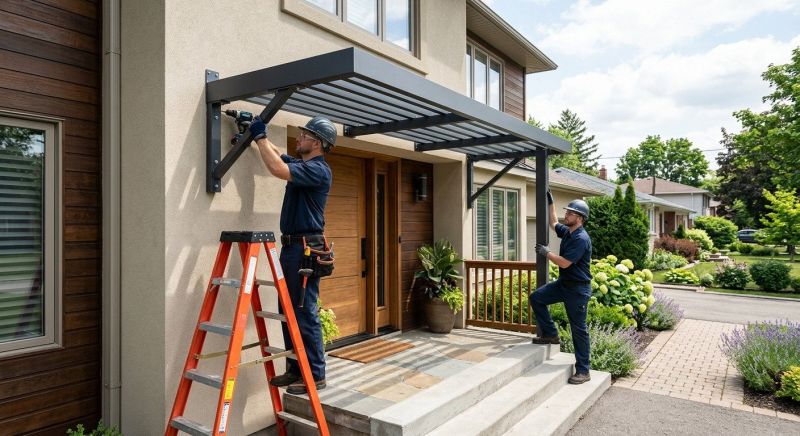 Metal Awning Replacement in Marin County, CA