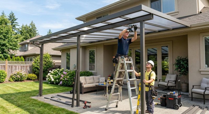 Metal Patio Cover Installation in Fayetteville, NC