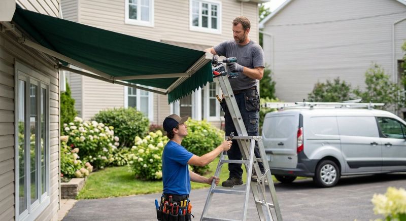 Motorized Awning Installation in Napa, CA