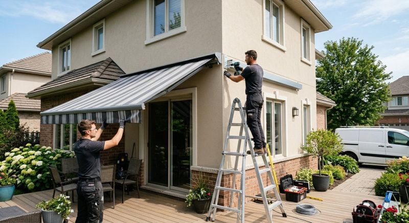 Motorized Awning Installation in Marin County, CA