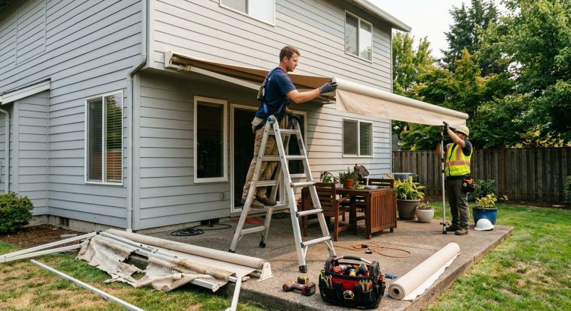 Retractable Awning Installation in Napa, CA