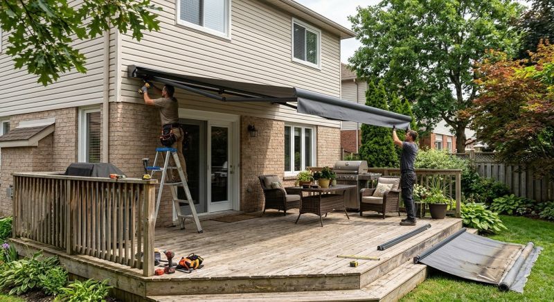 Retractable Awning Replacement in Marin County, CA